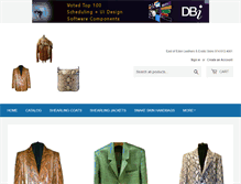 Tablet Screenshot of eastofedenleathers.com